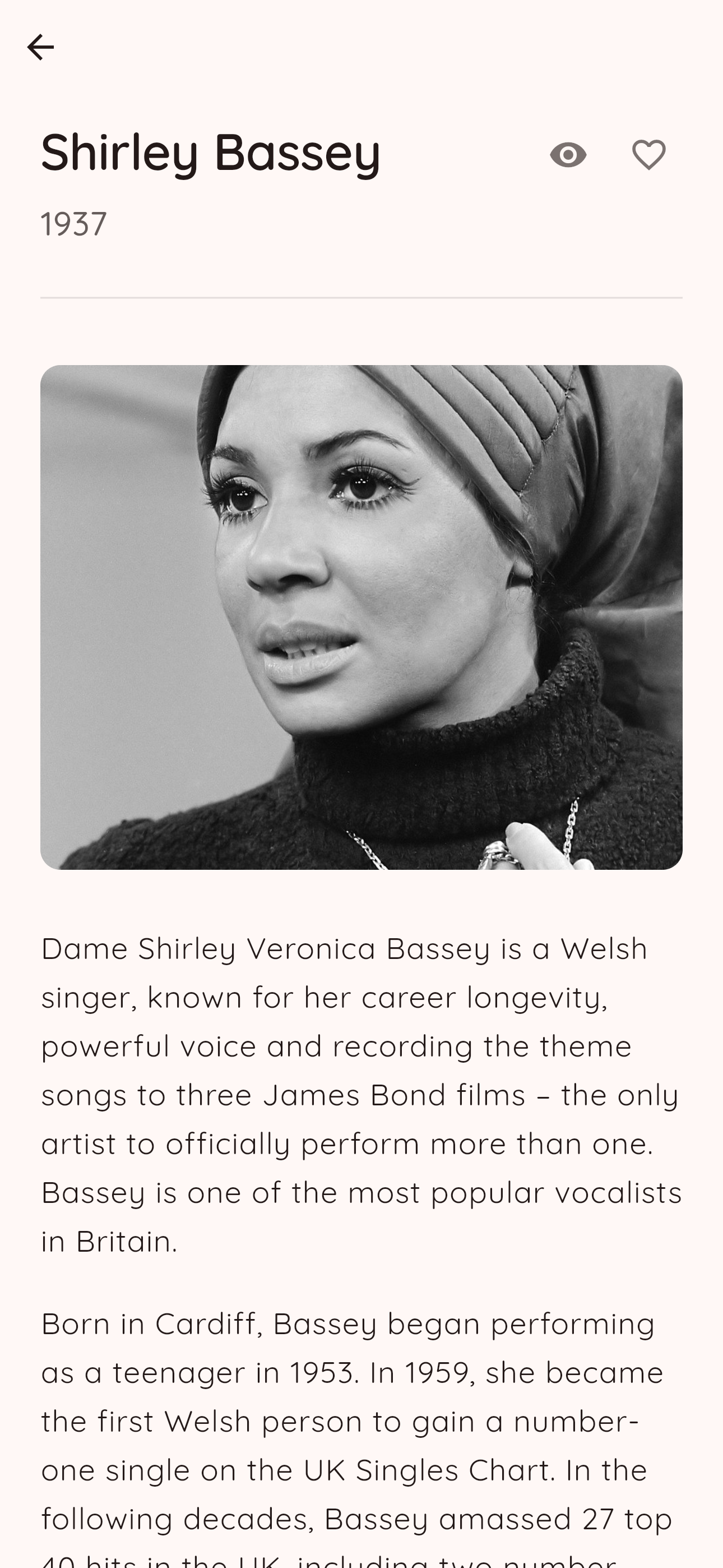 Detailed article view with images and references